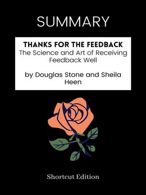 cover image of SUMMARY--Thanks for the Feedback